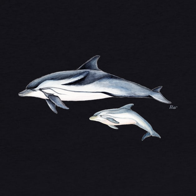 Striped dolphin by chloeyzoard